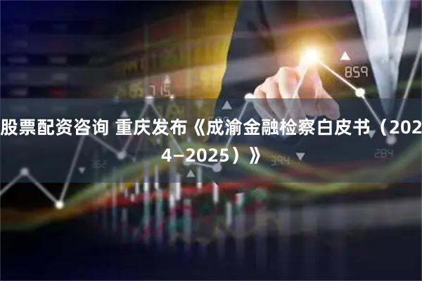 股票配资咨询 重庆发布《成渝金融检察白皮书（2024—2025）》